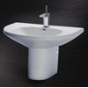 Chậu rửa chân ngắn Caesar LF2270+PF2470
