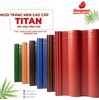 Ngói tráng men Đồng Tâm Titan cao cấp cam đất