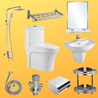 Combo bộ nhà tắm Luxury 19
