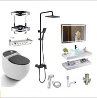 Combo bộ nhà tắm cao cấp 062 cầu trứng