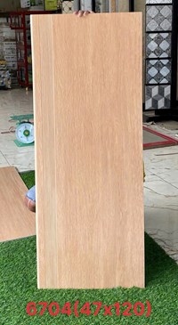 Gạch lát cầu thang giả gỗ 47x120 mờ 6704