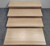 Gạch lát cầu thang 47x120 mờ vân gỗ be nhạt