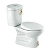 Bàn cầu 2 nhấn Dolacera 234 màu trắng