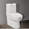Bồn cầu 1 khối Ceravi C502 (Tặng lavabo, chân chậu)