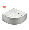 Bồn tắm góc massage đôi Caesar MT5165
