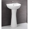 Chậu rửa chân đứng Caesar L2150+P2440