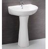 Chậu rửa chân đứng Caesar L2155+P2440