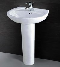 Chậu rửa chân dài Caesar L2220+P2437