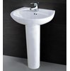 Chậu rửa chân dài Caesar L2220+P2437