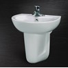 Chậu rửa chân ngắn Caesar L2150+P2441