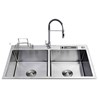 Chậu rửa chén Inox 304 Handmade 8148