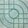 Gạch vỉa hè  màu xanh 40x40 QP1