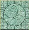 Gạch vỉa hè 40x40 QP4 màu xanh