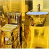 Bồn cầu khối cao cấp mạ vàng