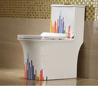 Bồn cầu khối cao cấp sọc nhiều màu