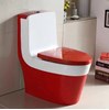 Bồn cầu khối cao cấp trắng đỏ