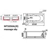 Bồn tắm massage xây Caesar MT3350AL(R)