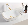 Chậu rửa lavabo đặt bàn hình chữ nhật rẻ đẹp nhiều mẫu