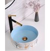 Chậu rửa lavabo rẻ đẹp đặt bàn hình tròn nhiều mẫu