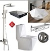 Combo bộ nhà tắm cao cấp cầu kim cương 001