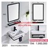 Combo kệ lavabo gương giá rẻ 2031