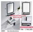 Combo kệ lavabo gương giá rẻ 2091