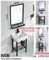 Combo kệ lavabo gương giá rẻ 268A-1