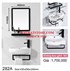 Combo kệ lavabo gương giá rẻ 282A