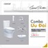 Combo thiết bị vệ sinh Caesar cầu 2 khối 08