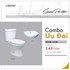 Combo thiết bị vệ sinh Caesar cầu 2 khối giá rẻ