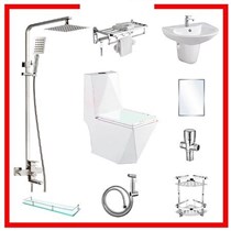 Combo thiết bị vệ sinh giá rẻ (10 món)