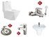 Combo thiết bị vệ sinh giá rẻ 3