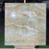 Đá đồng chất khắc kim Trung Quốc 100x100 vàng vân đá