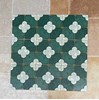 Gạch bông men 20x20 xanh lục bảo