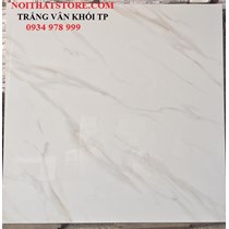 Gạch lát nền Trung Quốc 100x100 trắng vân khói