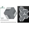 Gạch lục giác lát sân vườn 9317