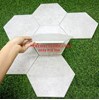 Gạch lục giác màu xám muối tiêu