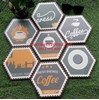Gạch lục giác quán coffee