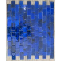 Gạch mosaic gạch thẻ xanh vân đá