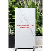 Gạch ốp lát Ấn Độ 80x160 trắng vân đá xám