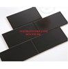Gạch thẻ 10x20 đen mờ phẳng