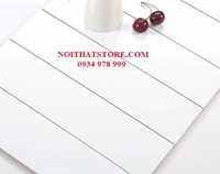 Gạch thẻ 10x30 trắng bóng phẳng