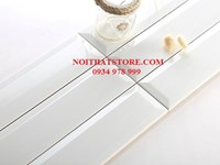 Gạch thẻ 7.5x30 trắng bóng vát