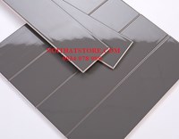 Gạch thẻ 7.5x30 xám đậm bóng phẳng