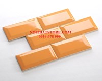 Gạch thẻ cam bóng vát
