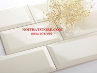 Gạch thẻ màu be bóng vát