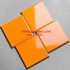 Gạch thẻ vuông cam bóng phẳng 10x10