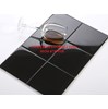 Gạch thẻ vuông đen bóng phẳng 15x15