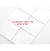Gạch thẻ vuông trắng bóng phẳng 10x10
