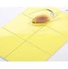 Gạch thẻ vuông vàng bóng phẳng 10x10